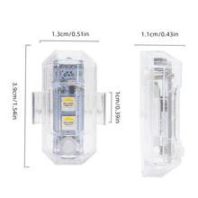 Load image into Gallery viewer, Motorcycle LED Warning Mini Signal Light Wireless Flash Turn Signal Indicator for Scooter Car DJI Avata/Mavic 3 Pro Drone Strobe Light
