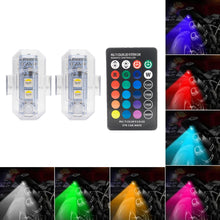 Load image into Gallery viewer, Motorcycle LED Warning Mini Signal Light Wireless Flash Turn Signal Indicator for Scooter Car DJI Avata/Mavic 3 Pro Drone Strobe Light
