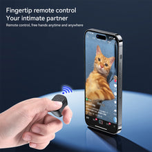 Load image into Gallery viewer, Blutooth 5.3 Remote Control Scrolling Finger Remote Mobile Phone Video Remote Control Selfie Stick Fingertip Camera Controller Automatic Page
