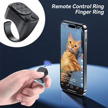 Load image into Gallery viewer, Blutooth 5.3 Remote Control Scrolling Finger Remote Mobile Phone Video Remote Control Selfie Stick Fingertip Camera Controller Automatic Page
