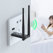 Load image into Gallery viewer, 2.4G 300Mbps USB Wireless WiFi Repeater Extender WiFi Signal Amplifier Booster Long Range Wi-Fi Router Home Network Extension
