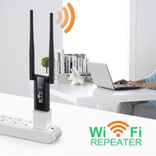 Load image into Gallery viewer, 2.4G 300Mbps USB Wireless WiFi Repeater Extender WiFi Signal Amplifier Booster Long Range Wi-Fi Router Home Network Extension
