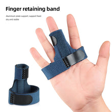 Load image into Gallery viewer, Finger Fixed Strap Adjustable Aluminum Strip Fixed Support Strap Finger Toe Fixed Support Protective Sleeve Phalangeal Brace
