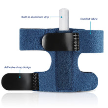 Load image into Gallery viewer, Finger Fixed Strap Adjustable Aluminum Strip Fixed Support Strap Finger Toe Fixed Support Protective Sleeve Phalangeal Brace
