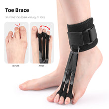 Load image into Gallery viewer, Toe Tractor Bigfoot Bone Overlapping Toe Separator Comfortable Adjustable Cone-toe Toe-bending Orthotics Toe Adjusting Foot Guard
