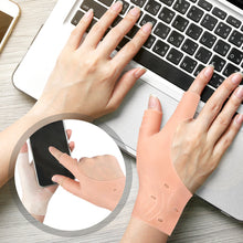 Load image into Gallery viewer, SEBS Two Finger Protective Gloves Soft Pressurized Elastic Fitting Wrist Brace Comfortable Breathable Support Protection Thumb Sleeve
