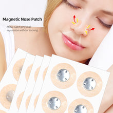 Load image into Gallery viewer, 10pcs/sheet Metal Patch Anti-snoring Nasal Patches Soft Skin-friendly Physical Correction Breathing Patches Congestion Nasal Patches
