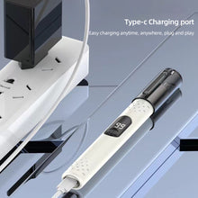 Load image into Gallery viewer, Electric Nose Hair Trimmer Rechargeable Portable Washable Digital Display Nose Hair Clipper Facial Cleaning Tool for Men
