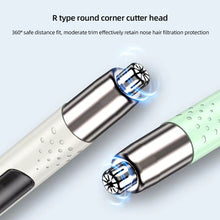 Load image into Gallery viewer, Electric Nose Hair Trimmer Rechargeable Portable Washable Digital Display Nose Hair Clipper Facial Cleaning Tool for Men
