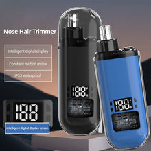 Load image into Gallery viewer, Electric Rechargeable Nose Hair Trimmer Portable Waterproof Digital Display Hair Trimmer Nose Ear Trimmer Men Facial Care
