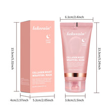 Load image into Gallery viewer, Collagen Night Cream Peel-off Facial Mask Deeply Moisturize Nourish Tighten Rejuvenate Skin Smear Collagen Facial Mask Night Skin Care
