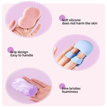 Load image into Gallery viewer, Silicone Finger Cover Facial Brush Soft Skin-friendly Makeup Remover Facial Cleanser Brush Portable Durable Cleaning Massage Brush
