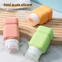 Load image into Gallery viewer, 60/90ML Durable Portable Sub-bottle Cosmetics Lotion Face Cream Leakproof Storage Bottle Washable Reusable Silicone Travel Bottle
