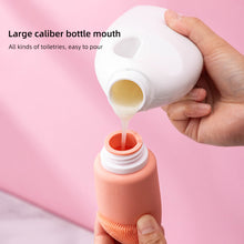 Load image into Gallery viewer, 60/90ML Facial Brush Sub-bottle Durable Portable Silicone Travel Bottle Bath And Skincare Products Leakproof Hygienic Storage Bottle
