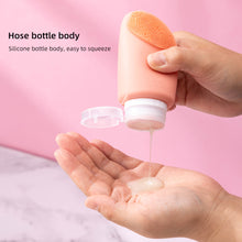 Load image into Gallery viewer, 60/90ML Facial Brush Sub-bottle Durable Portable Silicone Travel Bottle Bath And Skincare Products Leakproof Hygienic Storage Bottle
