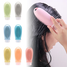 Load image into Gallery viewer, 100ML Shampoo Brush Sub-bottle Two-in-one Portable Washable Reusable Silicone Travel Bottle Shampoo Lotion Leakproof Storage Bottle
