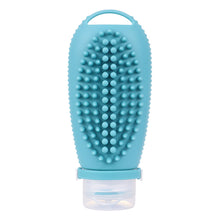 Load image into Gallery viewer, 100ML Shampoo Brush Sub-bottle Two-in-one Portable Washable Reusable Silicone Travel Bottle Shampoo Lotion Leakproof Storage Bottle
