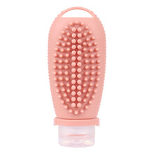 Load image into Gallery viewer, 100ML Shampoo Brush Sub-bottle Two-in-one Portable Washable Reusable Silicone Travel Bottle Shampoo Lotion Leakproof Storage Bottle
