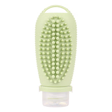 Load image into Gallery viewer, 100ML Shampoo Brush Sub-bottle Two-in-one Portable Washable Reusable Silicone Travel Bottle Shampoo Lotion Leakproof Storage Bottle
