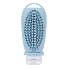 Load image into Gallery viewer, 100ML Shampoo Brush Sub-bottle Two-in-one Portable Washable Reusable Silicone Travel Bottle Shampoo Lotion Leakproof Storage Bottle

