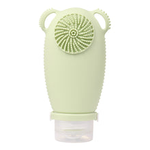 Load image into Gallery viewer, 100ML Facial Brush Sub-bottle Two-in-one Portable Silicone Travel Bottle Cosmetics Shampoo Lotion Leakproof Storage Bottle
