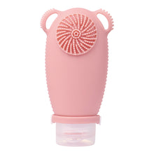 Load image into Gallery viewer, 100ML Facial Brush Sub-bottle Two-in-one Portable Silicone Travel Bottle Cosmetics Shampoo Lotion Leakproof Storage Bottle
