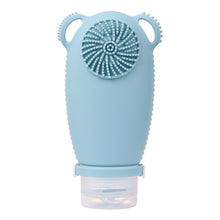 Load image into Gallery viewer, 100ML Facial Brush Sub-bottle Two-in-one Portable Silicone Travel Bottle Cosmetics Shampoo Lotion Leakproof Storage Bottle
