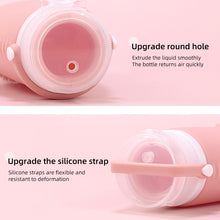 Load image into Gallery viewer, 100ML Facial Brush Sub-bottle Two-in-one Portable Silicone Travel Bottle Cosmetics Shampoo Lotion Leakproof Storage Bottle
