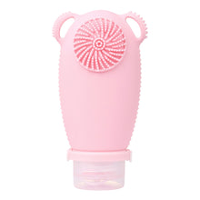 Load image into Gallery viewer, 100ML Facial Brush Sub-bottle Two-in-one Portable Silicone Travel Bottle Cosmetics Shampoo Lotion Leakproof Storage Bottle
