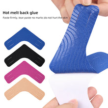 Load image into Gallery viewer, 5pcs Pre-cut V-shaped Muscle Patches Multipurpose Basketball Fitness Muscle Protector Patches Elastic Breathable Sports Support Patches
