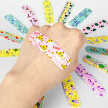 Load image into Gallery viewer, 120pcs/box Colorful Cartoon Cute Band Aids Waterproof Breathable Strong Adhesion Wound Hemostasis Anti-Bacterial Woundplast
