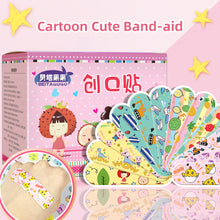 Load image into Gallery viewer, 120pcs/box Colorful Cartoon Cute Band Aids Waterproof Breathable Strong Adhesion Wound Hemostasis Anti-Bacterial Woundplast
