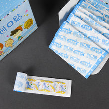 Load image into Gallery viewer, 120pcs/box Cartoon Transparent Band Aids Waterproof Breathable Cute Wound Hemostasis Anti-Bacterial First-Aid Woundplast
