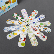 Load image into Gallery viewer, 120pcs/box Cartoon Transparent Band Aids Waterproof Breathable Cute Wound Hemostasis Anti-Bacterial First-Aid Woundplast
