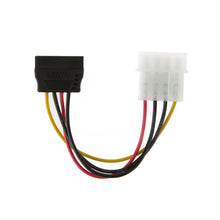 Load image into Gallery viewer, IDE Molex 4 pin to 1/2/3 x SATA Power Cable Serial ATA Y Splitter Hard Driver Dual Extension Cord Adapter Connector
