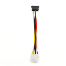 Load image into Gallery viewer, IDE Molex 4 pin to 1/2/3 x SATA Power Cable Serial ATA Y Splitter Hard Driver Dual Extension Cord Adapter Connector
