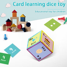 Load image into Gallery viewer, Learning Cubes Pocket Classroom Dices DIY Education Playing Game Dices Teaching Stacking Blocks with 6Pcs Clear Pocket
