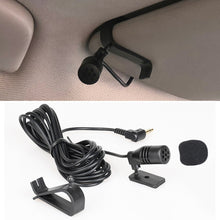 Load image into Gallery viewer, Car Audio Microphone 3.5mm Clip Jack Plug Mic Stereo Mini Wired External Microphone For Auto DVD Radio 3m Long Professionals
