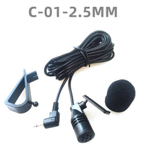 Load image into Gallery viewer, Car Audio Microphone 3.5mm Clip Jack Plug Mic Stereo Mini Wired External Microphone For Auto DVD Radio 3m Long Professionals
