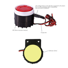 Load image into Gallery viewer, Piezoelectric Buzzer Alarm Horn Anti-theft Alarm Wired 12v 24V 220V 120db Wired Mini Sound Alarm Siren Horn
