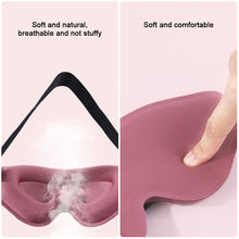 Load image into Gallery viewer, 3D Eye Mask Sleep Special Light Shade Breathable Dormitory Sleeping Device Not Pressure Eye for Men Women Lunch Break Eye Mask
