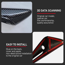 Load image into Gallery viewer, 2Pcs Car Side Camera Protection Covers Kit Decoration Sticker Car Modification Accessories for Tesla Model 3 Highland Moel Y
