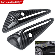 Load image into Gallery viewer, 2Pcs Car Side Camera Protection Covers Kit Decoration Sticker Car Modification Accessories for Tesla Model 3 Highland Moel Y
