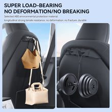Load image into Gallery viewer, Car Seat Hidden Hooks Purse Bag Hanger Back Seater Headrest Bracket Hanger Accessories For Tesla Model 3 Y
