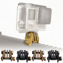 Load image into Gallery viewer, Action Camera Stand Rail Version GOPRO10/9/8/7/6 DJI SARGO Camera Fixed Adapter Lightweight Tactical Equipment
