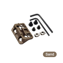 Load image into Gallery viewer, 1PC M300/M600C/Modlite V2 Flashlight Base 45° Metal Side Base Hollow Support For MLOK/KEYMOD System
