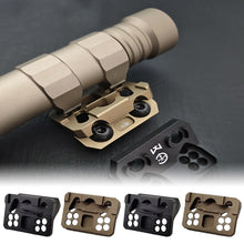 Load image into Gallery viewer, 1PC M300/M600C/Modlite V2 Flashlight Base 45° Metal Side Base Hollow Support For MLOK/KEYMOD System
