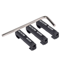 Load image into Gallery viewer, 1Set MGP/CQB Rail Version Metal Mousetail Card Slot Trimmer M300/M600 Flashlight Thread Guide For MLOK System

