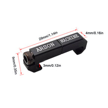 Load image into Gallery viewer, 1Set MGP/CQB Rail Version Metal Mousetail Card Slot Trimmer M300/M600 Flashlight Thread Guide For MLOK System
