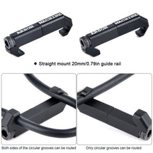 Load image into Gallery viewer, 1Set MGP/CQB Rail Version Metal Mousetail Card Slot Trimmer M300/M600 Flashlight Thread Guide For MLOK System
